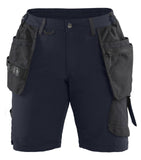Blaklader Stretch shorts 71831645 dames donker marineblauw-zwart(8699)