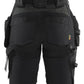 Blaklader Stretch shorts 71831645 dames zwart-donkergrijs(9998)