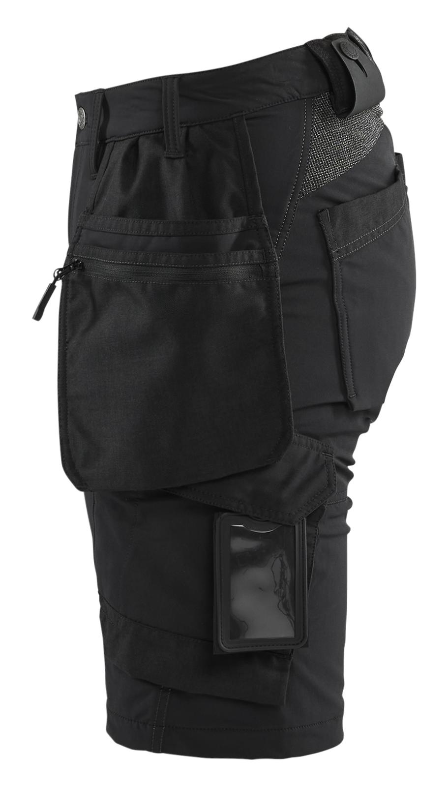 Blaklader Stretch shorts 71831645 dames zwart-donkergrijs(9998)