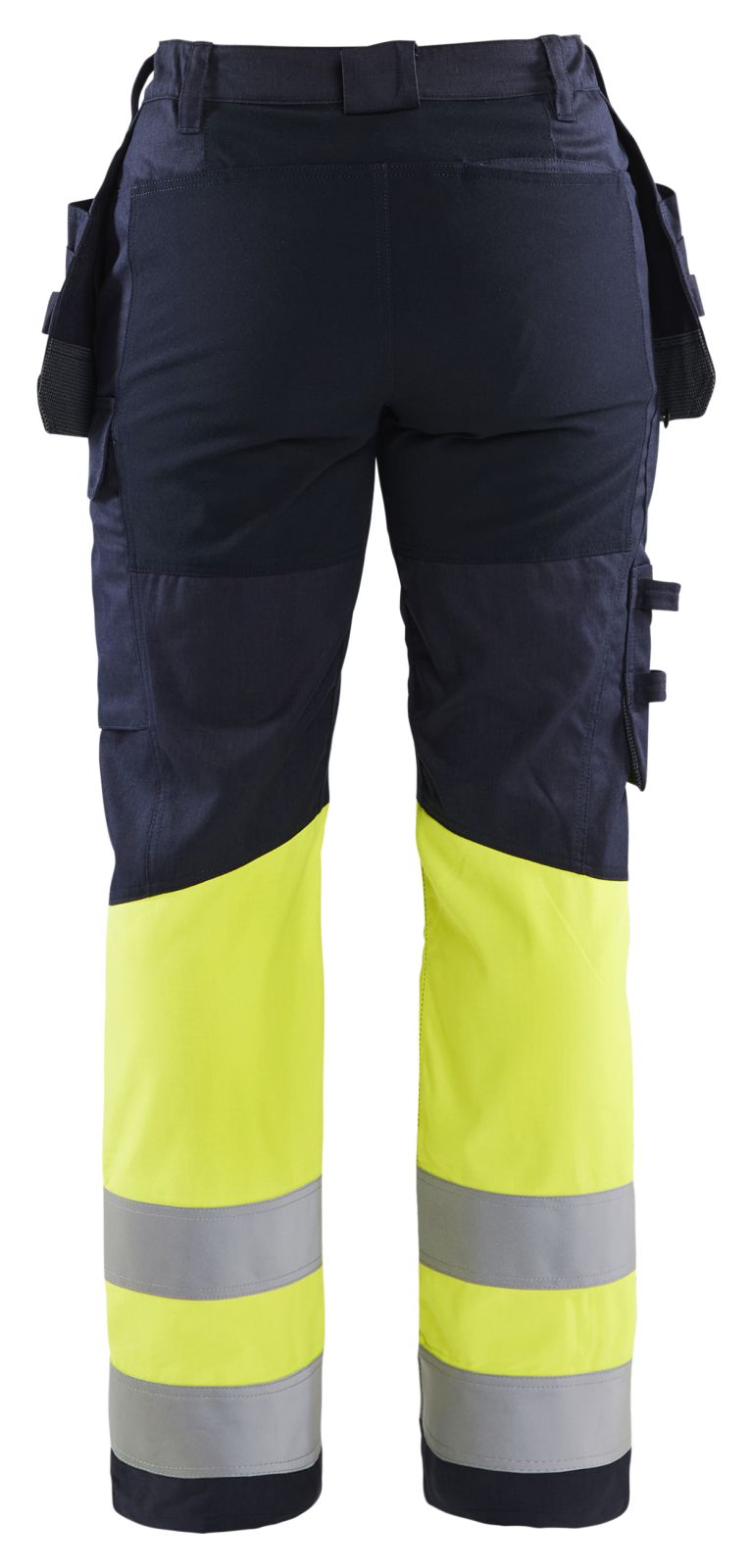 Blaklader Multinorm Werkbroeken 71851512 dames inherent marineblauw-fluo geel(8933)