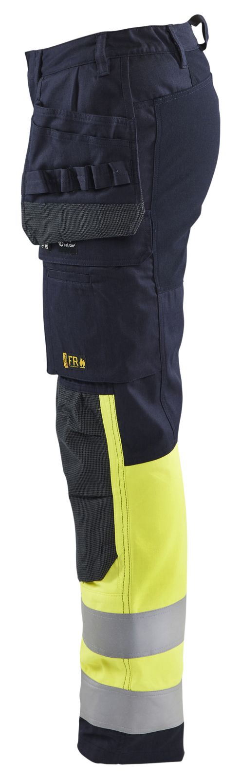 Blaklader Multinorm Werkbroeken 71851512 dames inherent marineblauw-fluo geel(8933)