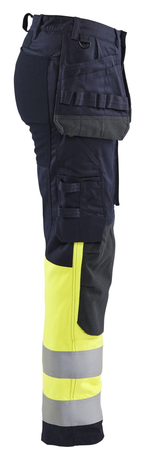 Blaklader Multinorm Werkbroeken 71851512 dames inherent marineblauw-fluo geel(8933)