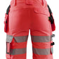 Blaklader shorts 71861811 fluo rood(5500)