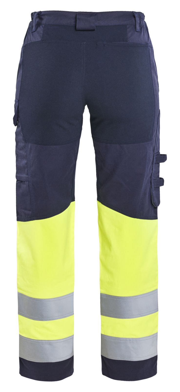 Blaklader Werkbroeken 71871512 marineblauw-fluo geel(8933)
