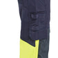 Blaklader Werkbroeken 71871512 marineblauw-fluo geel(8933)
