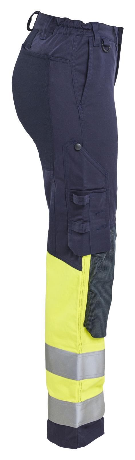 Blaklader Werkbroeken 71871512 marineblauw-fluo geel(8933)