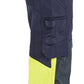 Blaklader Werkbroeken 71871512 marineblauw-fluo geel(8933)