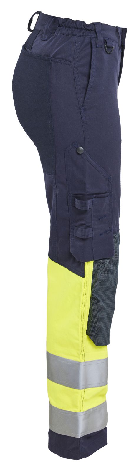 Blaklader Werkbroeken 71871512 marineblauw-fluo geel(8933)