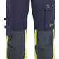 Blaklader Werkbroeken 71871512 marineblauw-fluo geel(8933)