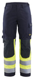 Blaklader Broeken 71881512 Multinorm marineblauw-fluo geel(8933)