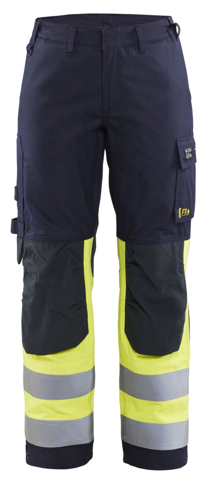 Blaklader Broeken 71881512 Multinorm marineblauw-fluo geel(8933)