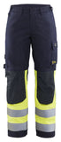 Blaklader Broeken 71881512 Multinorm marineblauw-fluo geel(8933)
