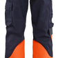 Blaklader Vlamvertragend Dames Multinorm werkbroek inherent Werkbroeken 71881524 inherent vlamwerend HiVis marineblauw-oranje(8953)