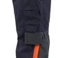 Blaklader Vlamvertragend Dames Multinorm Werkbroeken 71881524 inherent vlamwerend HiVis marineblauw-oranje(8953)