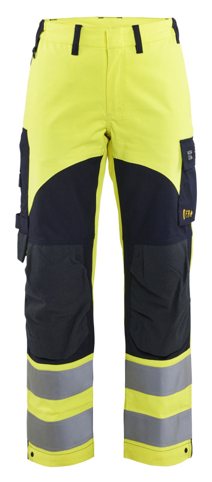 Blaklader Broeken 71891512 Multinorm fluo geel-marineblauw(3389)