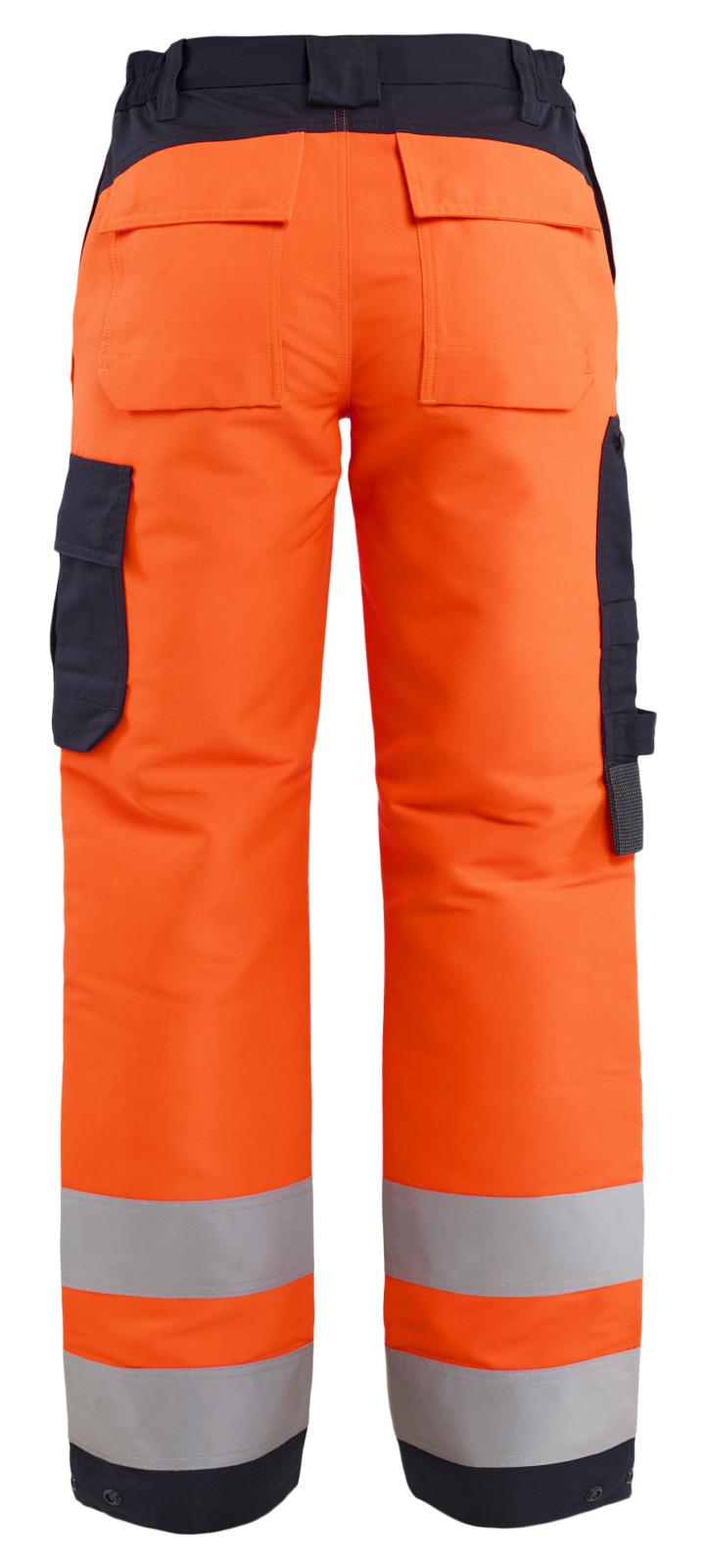 Blaklader Vlamvertragend Dames Multinorm werkbroek inherent Werkbroeken 71891524 inherent vlamwerend HiVis fluo oranje-marineblauw(5389)
