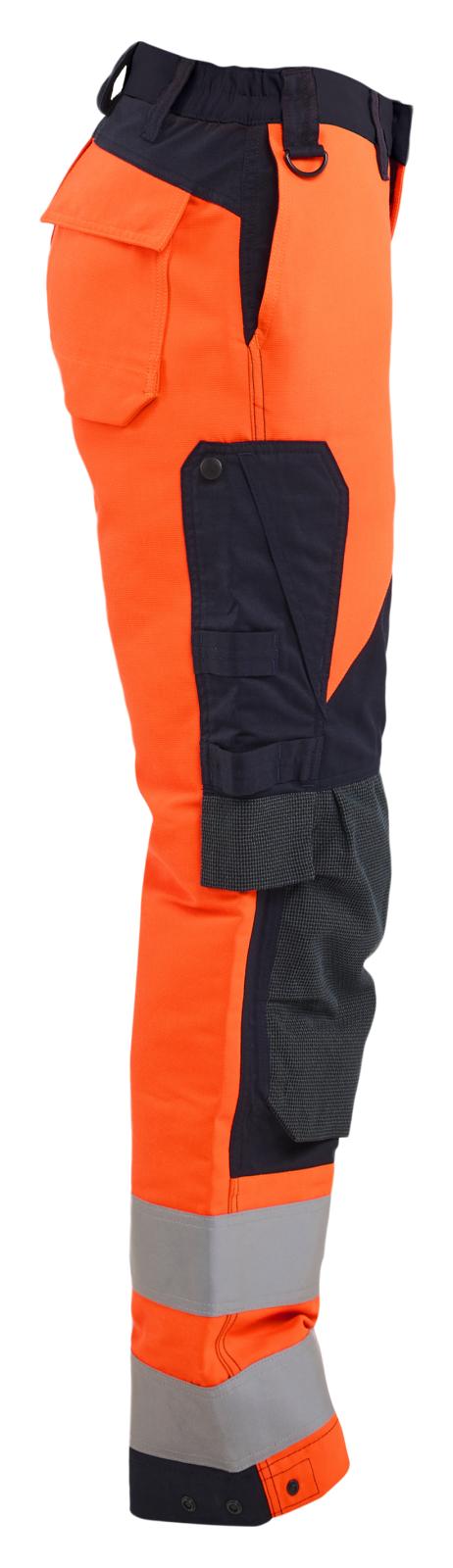 Blaklader Vlamvertragend Dames Multinorm werkbroek inherent Werkbroeken 71891524 inherent vlamwerend HiVis fluo oranje-marineblauw(5389)