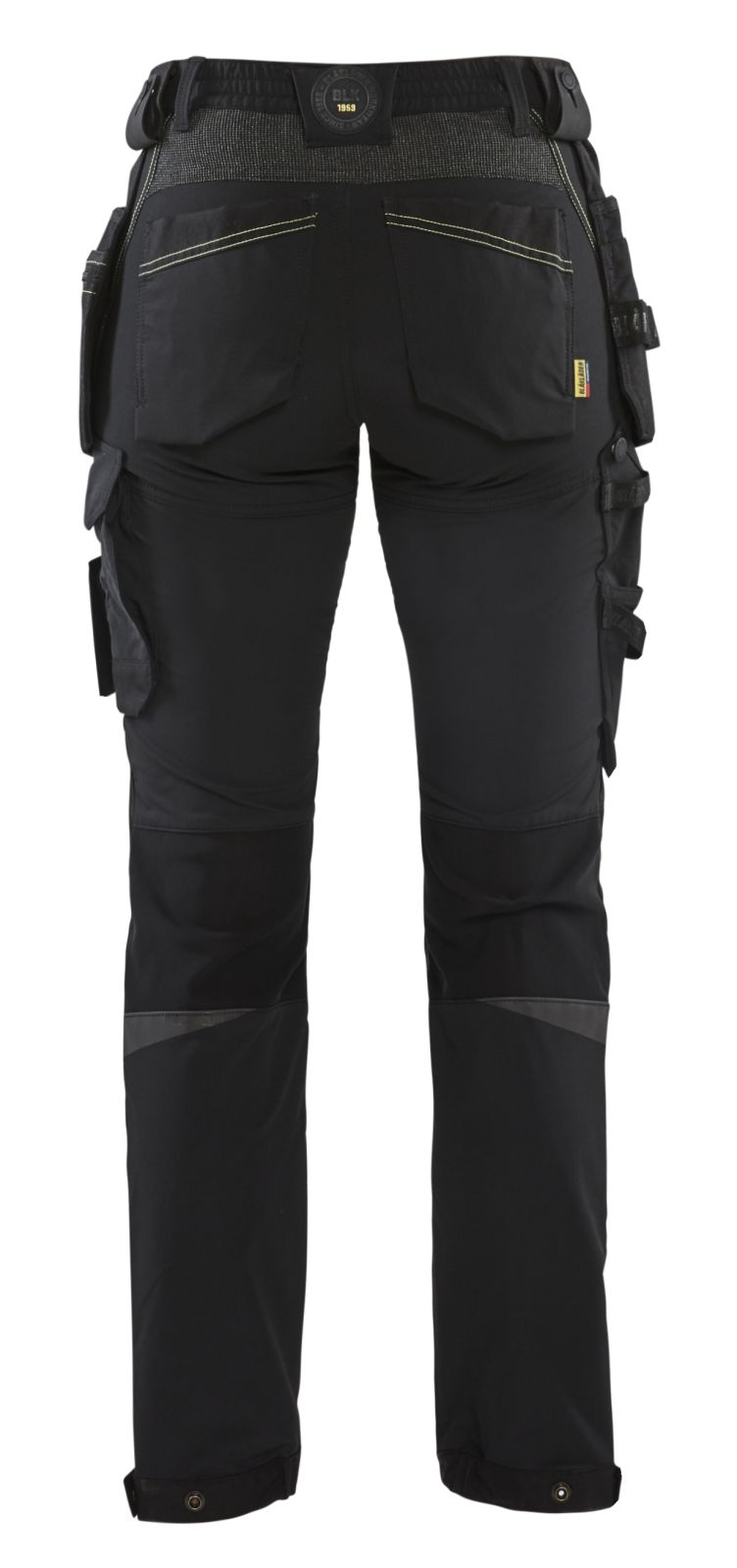 Blaklader Broeken 71921645 zwart-fluo geel(9933)