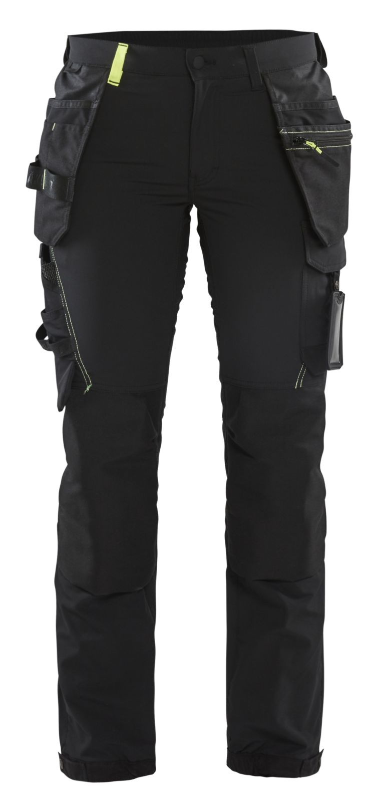 Blaklader Broeken 71921645 zwart-fluo geel(9933)