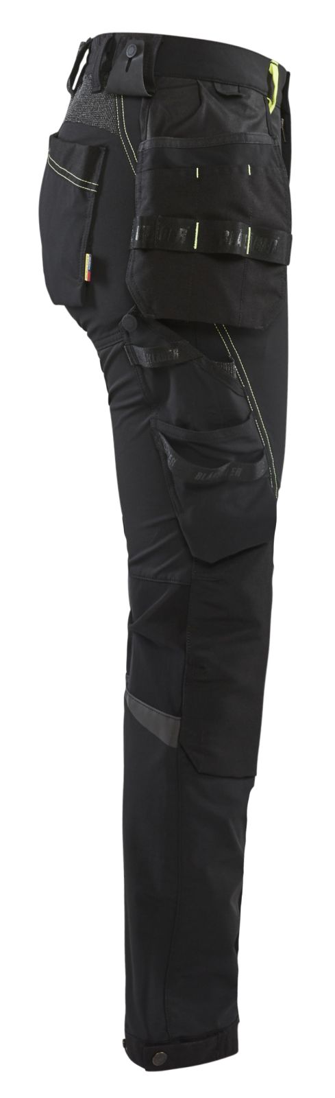 Blaklader Broeken 71921645 zwart-fluo geel(9933)