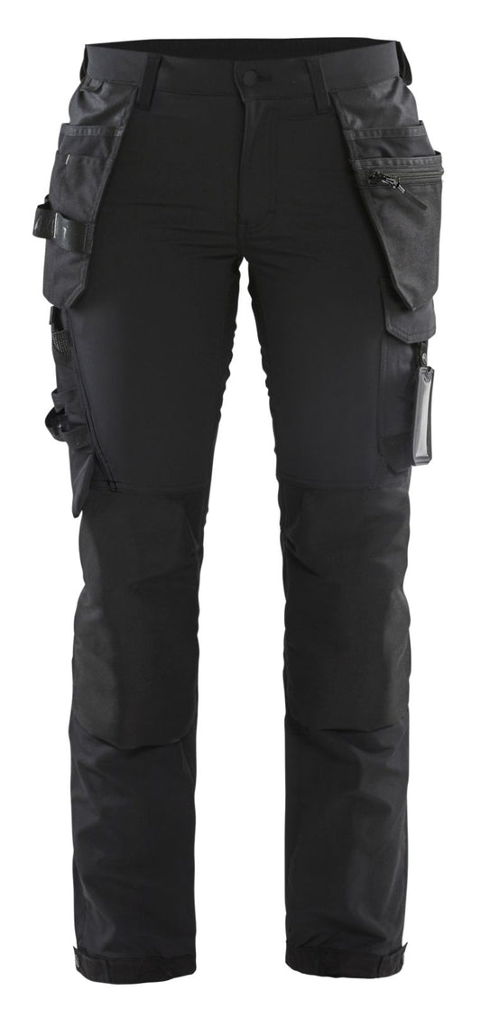 Blaklader Broeken 71921645 zwart-donkergrijs(9998)