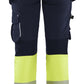 Blaklader High Vis Dames Werkbroeken 71931642 stretch HiVis marineblauw-fluo geel(8933)