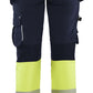Blaklader Broeken 71931642 marineblauw-fluo geel(8933)
