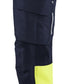 Blaklader Broeken 71931642 marineblauw-fluo geel(8933)