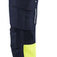Blaklader High Vis Dames Werkbroeken 71931642 stretch HiVis marineblauw-fluo geel(8933)
