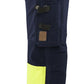 Blaklader Broeken 71931642 marineblauw-fluo geel(8933)