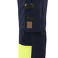 Blaklader Broeken 71931642 marineblauw-fluo geel(8933)