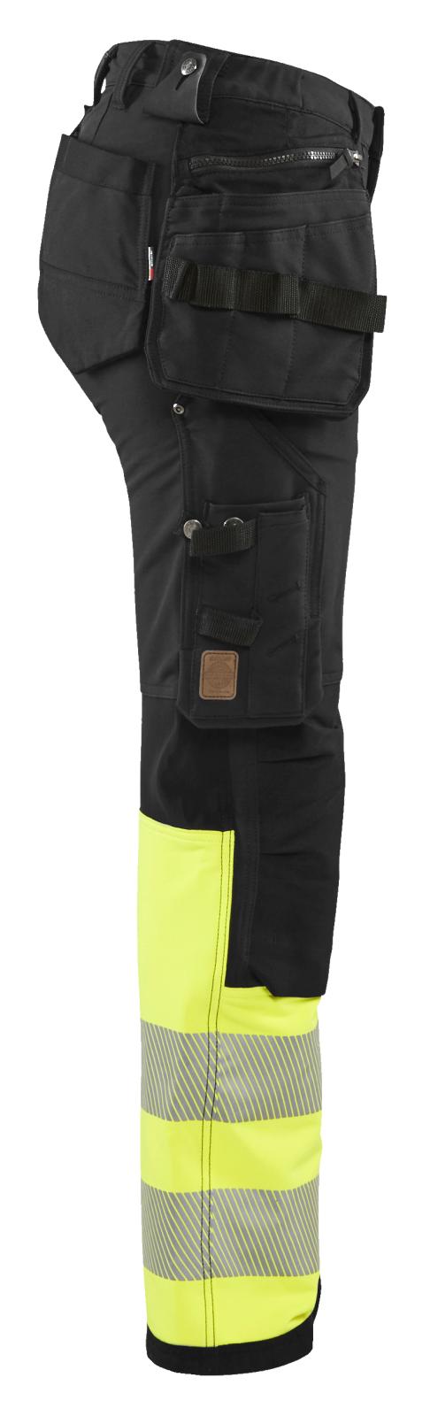 Blaklader Broeken 71931642 zwart-fluo geel(9933)