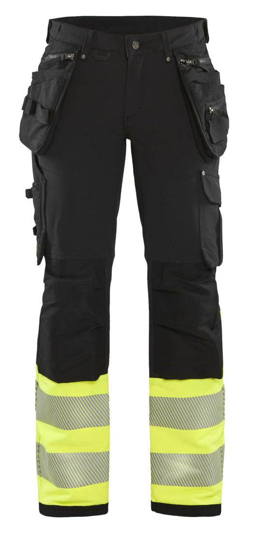 Blaklader Broeken 71931642 zwart-fluo geel(9933)
