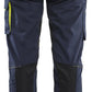 Blaklader Service Dames Werkbroeken 71951330 dames stretch donker marineblauw-fluo geel(8633)