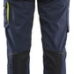 Blaklader Service Dames Werkbroeken 71951330 dames stretch donker marineblauw-fluo geel(8633)
