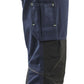 Blaklader Service Werkbroeken 71951330 dames stretch donker marineblauw-fluo geel(8633)