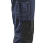 Blaklader Service Dames Werkbroeken 71951330 dames stretch donker marineblauw-fluo geel(8633)