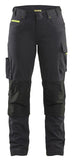 Blaklader Broeken 71951330 zwart-fluo geel(9933)