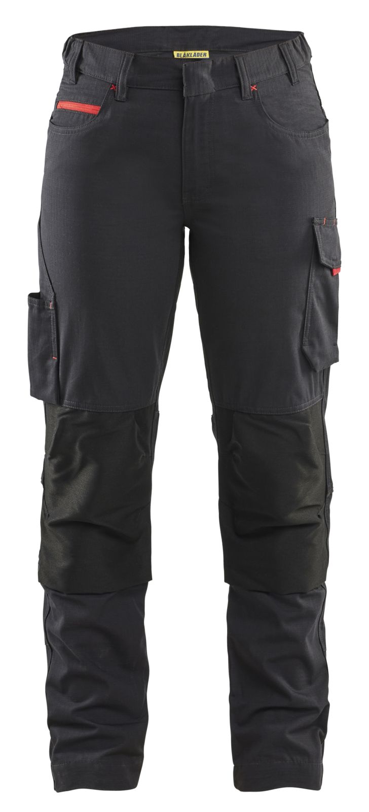 Blaklader Broeken 71951330 zwart-rood(9956)