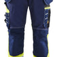 Blaklader High Vis Werkbroeken 71961370 dames HiVis stretch marineblauw-fluo geel(8833)