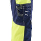 Blaklader High Vis Werkbroeken 71961370 dames HiVis stretch marineblauw-fluo geel(8833)