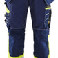 Blaklader High Vis Werkbroeken 71961370 dames HiVis stretch marineblauw-fluo geel(8833)