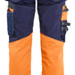Blaklader Dames High Vis Werkbroek 71961370 Stretch gereedschapszakken HiVis marineblauw-oranje(8853)