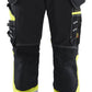 Blaklader High Vis Werkbroeken 71961370 dames HiVis stretch zwart-fluo geel(9933)