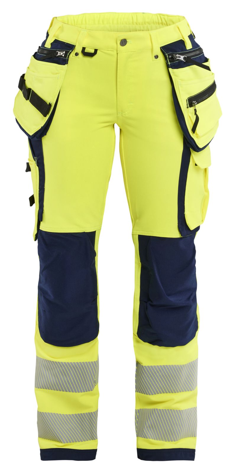Blaklader Broeken 71971642 fluo geel-marineblauw(3389)