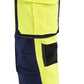 Blaklader Broeken 71971642 fluo geel-marineblauw(3389)
