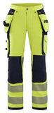Blaklader Broeken 71971642 fluo geel-marineblauw(3389)