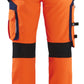 Blaklader High Vis Dames Werkbroeken 71971642 stretch HiVis fluo oranje-marineblauw(5389)