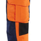 Blaklader High Vis Dames Werkbroeken 71971642 stretch HiVis fluo oranje-marineblauw(5389)