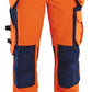 Blaklader High Vis Dames Werkbroeken 71971642 stretch HiVis fluo oranje-marineblauw(5389)